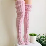Thigh High Knit Socks - Image 11