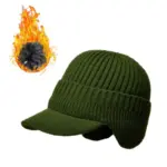 Winter Ear Protection Knitted Hat - Image 15