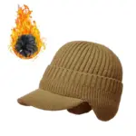 Winter Ear Protection Knitted Hat - Image 17