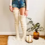 Thigh High Knit Socks