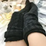 Thigh High Knit Socks - Image 4