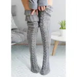 Thigh High Knit Socks - Image 9