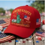 US 250th Anniversary Embroidered Baseball Cap - Image 3