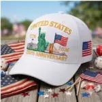 US 250th Anniversary Embroidered Baseball Cap - Image 4