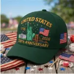 US 250th Anniversary Embroidered Baseball Cap - Image 5